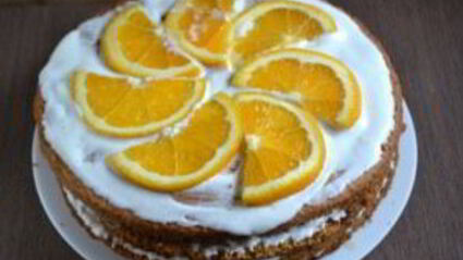 апельсиновый торт