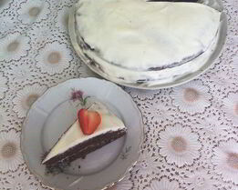 Черемуховый торт со сметанным кремом