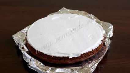 фруктовый торт на японском бисквите