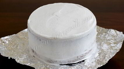 фруктовый торт на японском бисквите