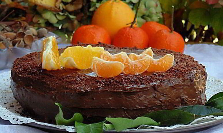 Рецепт итальянский торт шоколад и апельсин