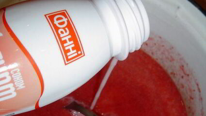 клубнично-кокосовый торт