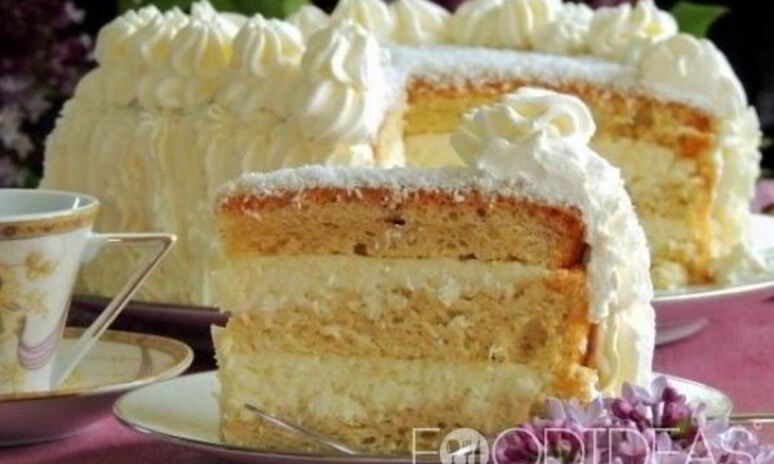 Рецепт кокосовый торт