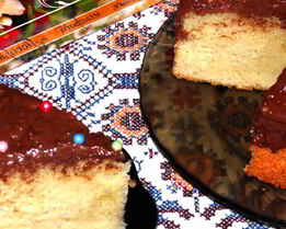 Красивый Бисквитный торт