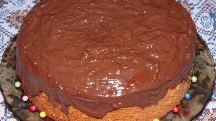 красивый бисквитный торт