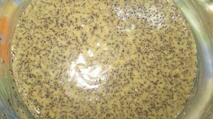 маково-клубничный торт