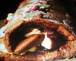 РулетоТорт с шоколадным муссом