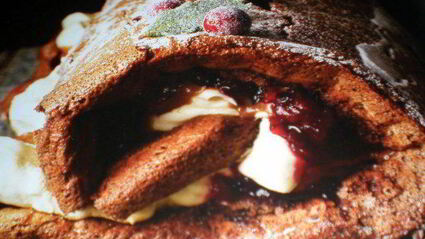 рулетоторт с шоколадным муссом