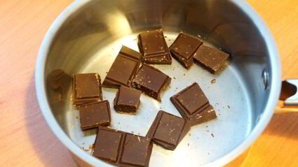 шоколадно-ореховый бисквит на минералке