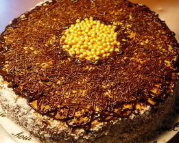 Шоколадный торт без выпечки