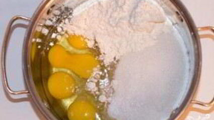 слоеный торт с заварным кремом