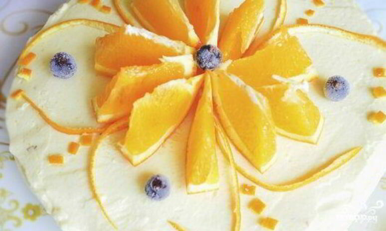 Рецепт торт апельсиновый рай