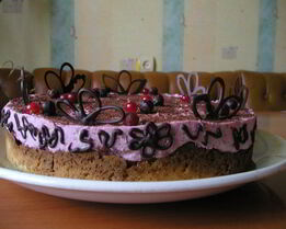 Торт фруктово-шоколадный