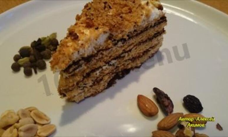 Рецепт торт медовик