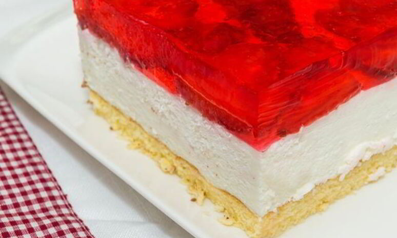 Рецепт торт с клубникой и желе