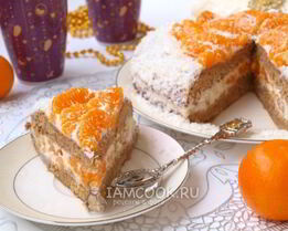 Торт с мандаринами