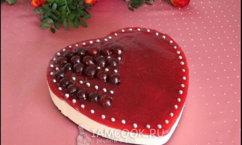 Рецепт торт валентинка