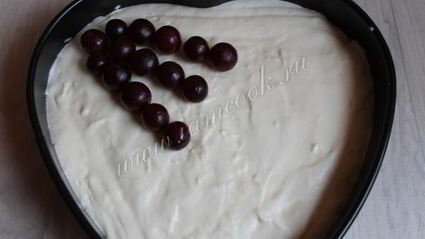 торт валентинка