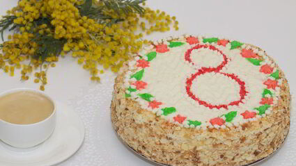 торт весенний