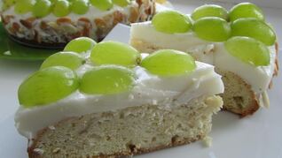 Торт Виноградинка