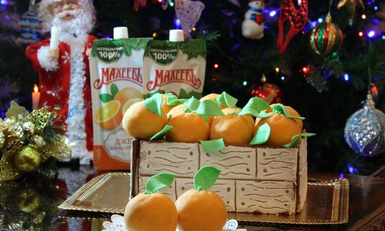 Рецепт торт ящик с апельсинами