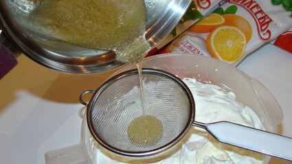 торт ящик с апельсинами