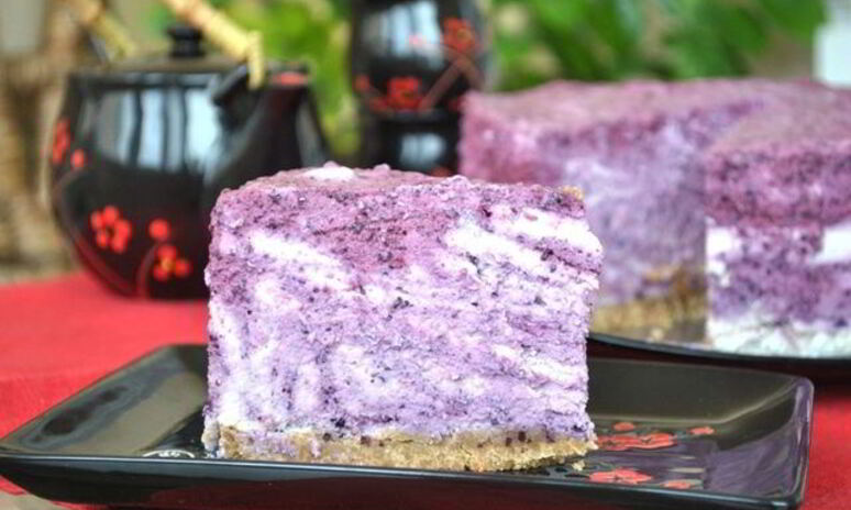 Рецепт творожно-черничный торт