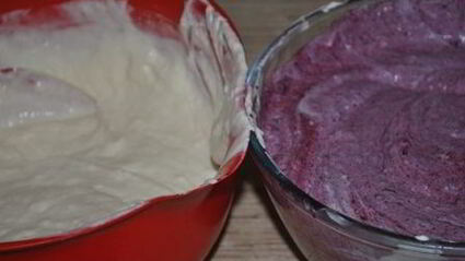 творожно-черничный торт