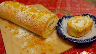 Цитрусовый шахматный рулет