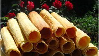 Вафельные трубочки