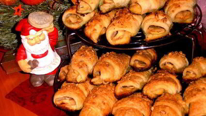 яблочные слойки в лимонадной карамели