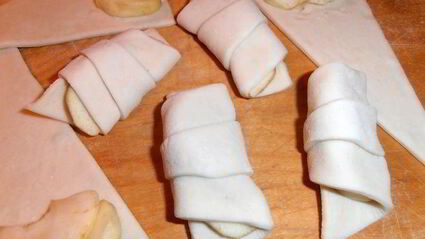 яблочные слойки в лимонадной карамели