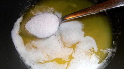 яблочные слойки в лимонадной карамели