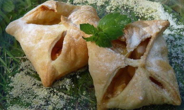 Рецепт яблочные слойки