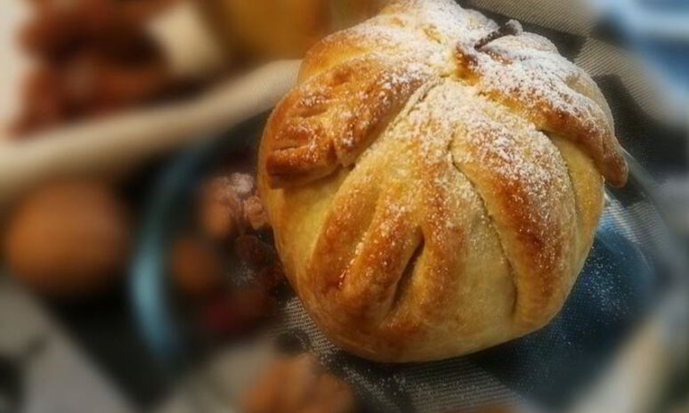 Рецепт яблоки в тесте с сюрпризом