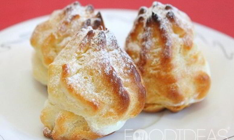 Рецепт профитроли с заварным кремом