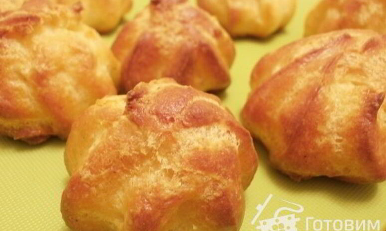 Рецепт сырные профитроли