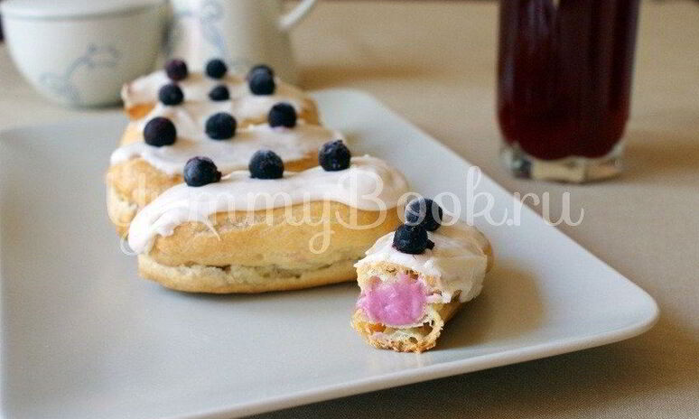 Рецепт эклеры с заварным кремом