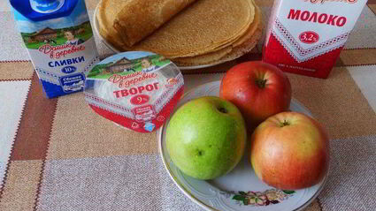 блинная запеканка десертная