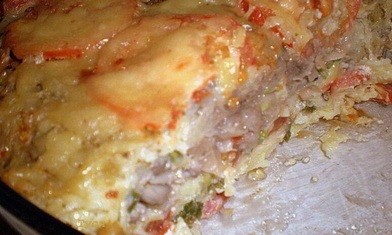 Рецепт грибная запеканка