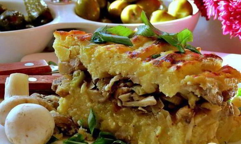 Рецепт картофельная запеканка с грибами