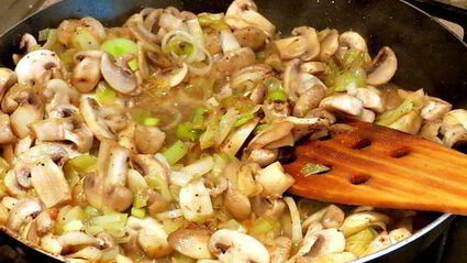 картофельная запеканка с грибами