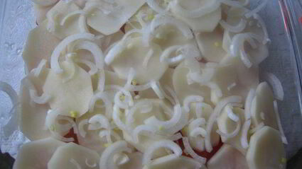 картофельная запеканка с рыбой