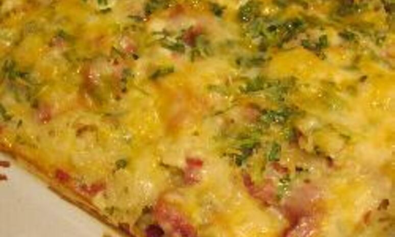 Рецепт картофельная запеканка с ветчиной