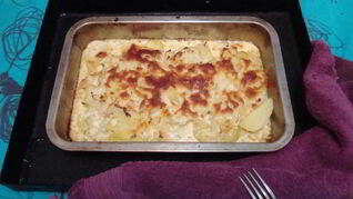 Картофельно-капустная запеканка