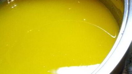 манная запеканка на апельсиновом соке с творогом