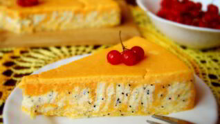 Мраморная запеканка с тыквой