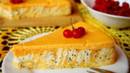 мраморная запеканка с тыквой