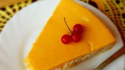 мраморная запеканка с тыквой