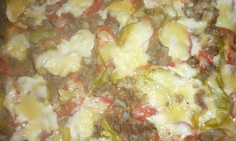 Рецепт овощная слоеная запеканка с мясом и сыром